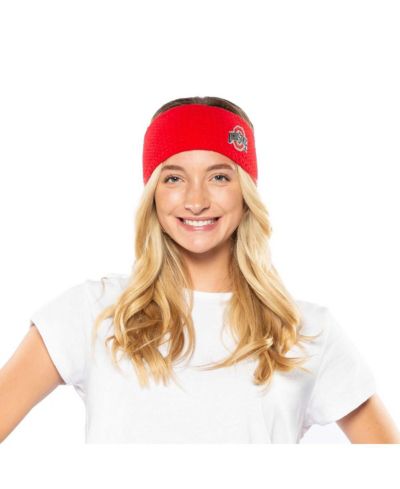 ZooZatz Scarlet Ohio State Buckeyes Fashion Knit Headband