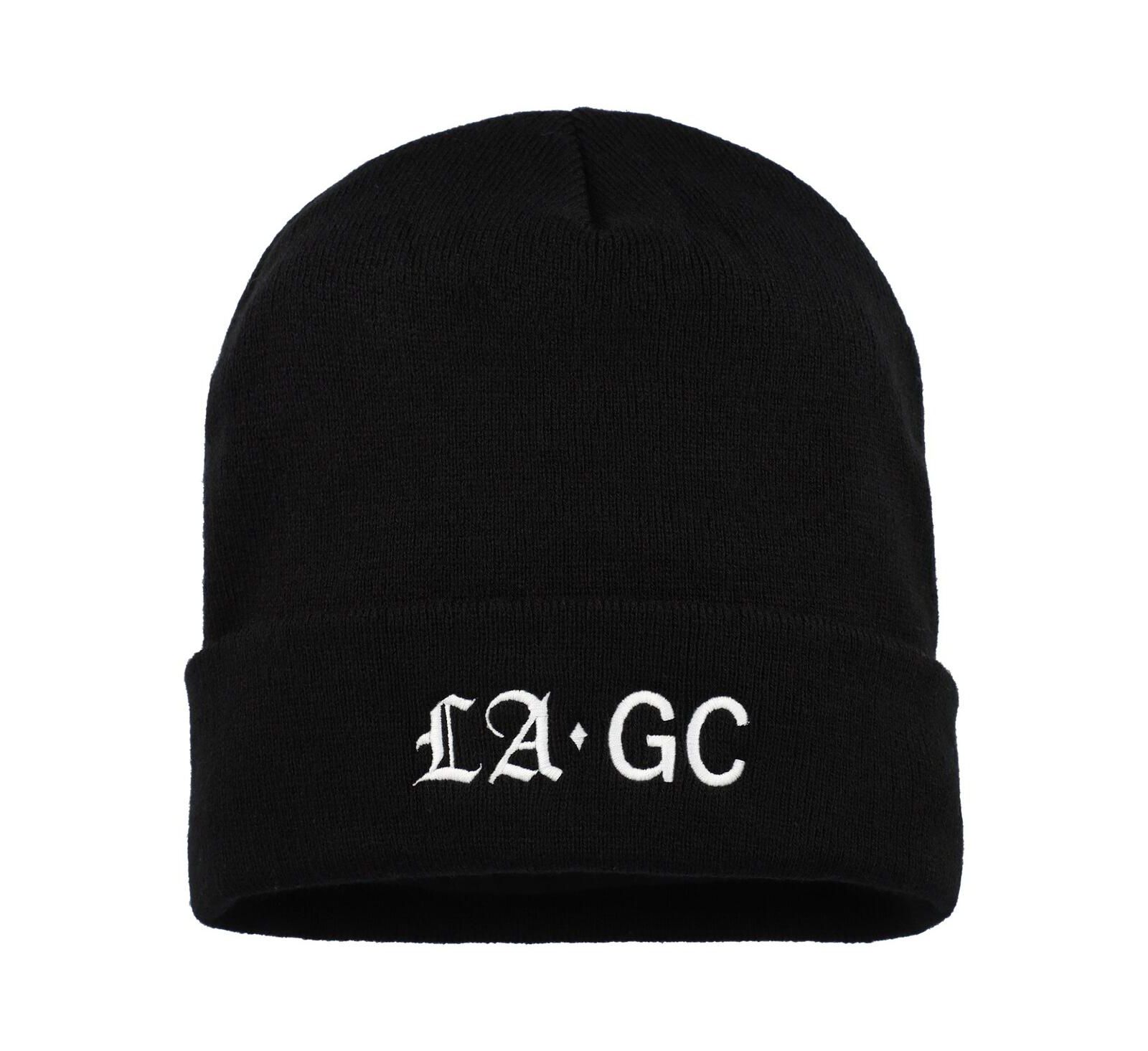 Ahead Мужской Black Los Angeles Golf Club Newfoundland Cuffed Knit Hat
