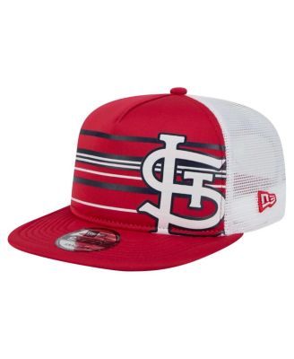 Мужская кепка New Era Red St. Louis Cardinals 9FIFTY A-Frame Trucker Snapback
