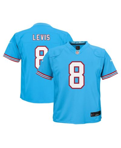 Детская игровая джерси Nike Will Levis Light Blue Tennessee Titans Alternate Player Game
