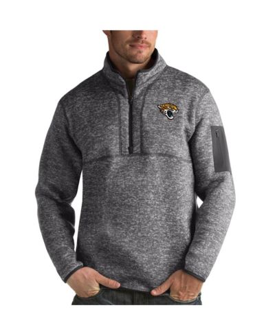 Ветровка Antigua Jacksonville Jaguars Fortune Quarter-Zip, Мужская, угольно-серый