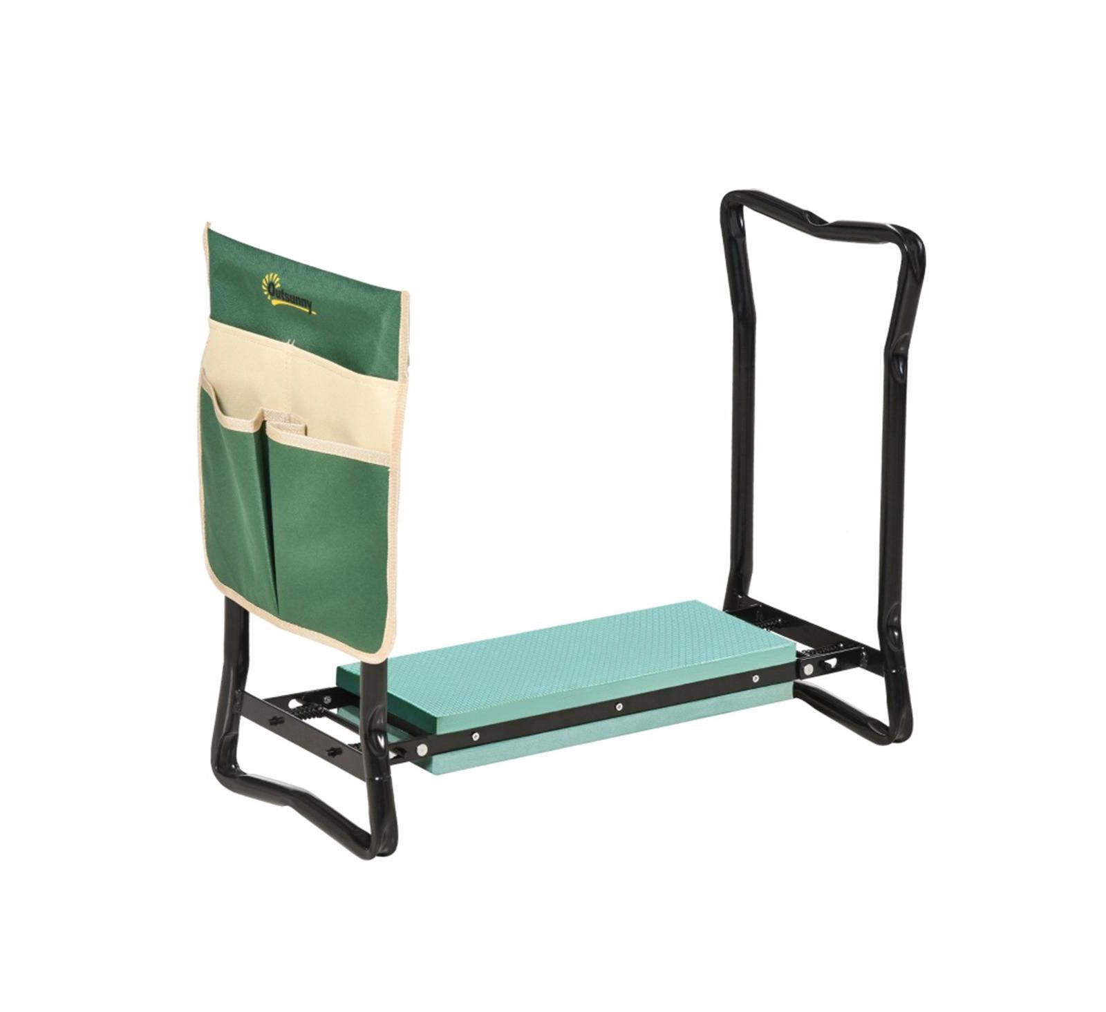Garden Kneeler Bench Comfortable Folding Seat for Kneeling and Gardening Tasks