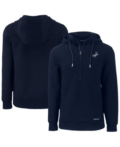 Мужское худи Cutter & Buck Los Angeles Dodgers Roam Tri-Blend Half-Zip