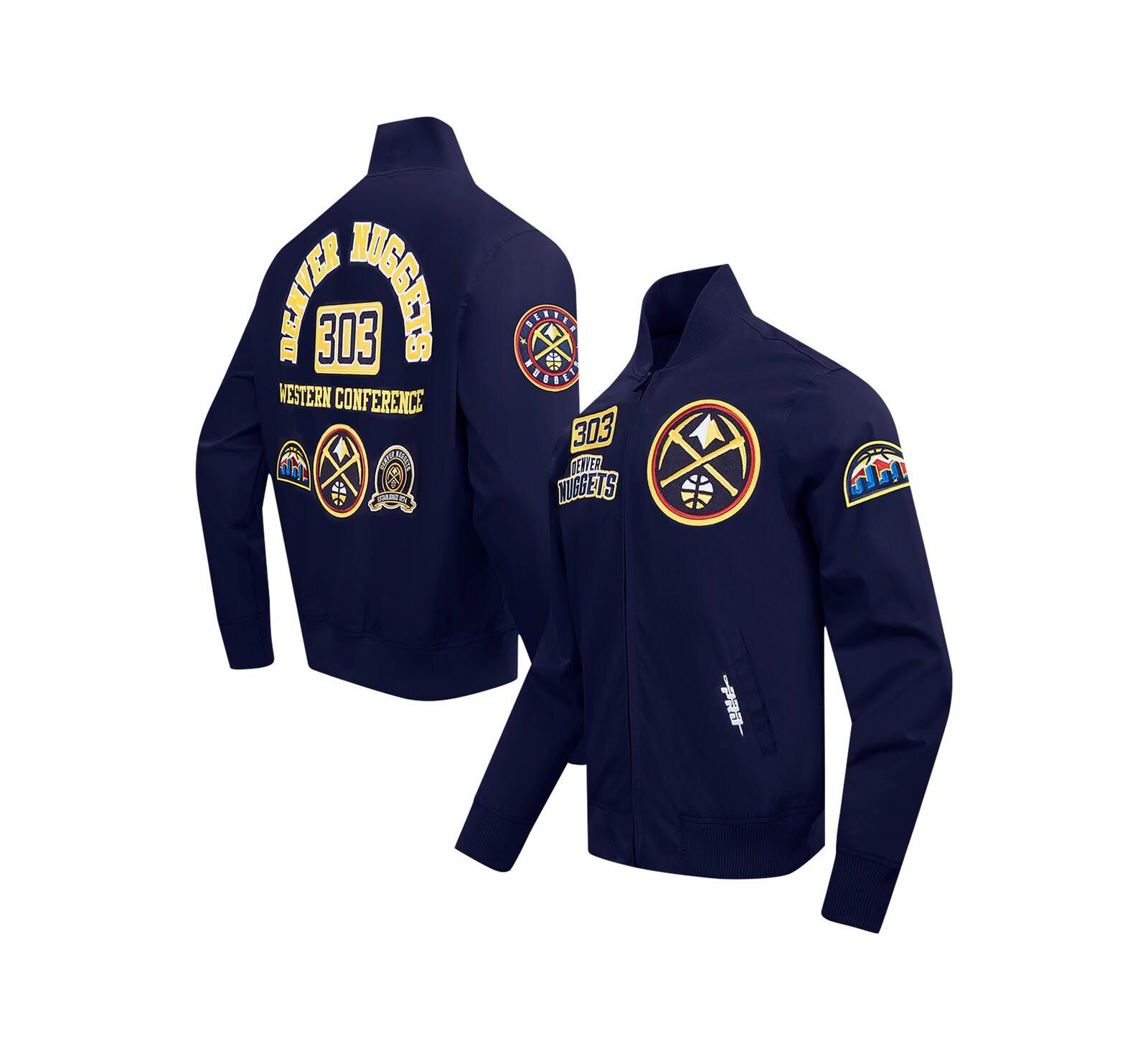 Pro Standard Мужская куртка Denver Nuggets Area Code Full-Zip Navy
