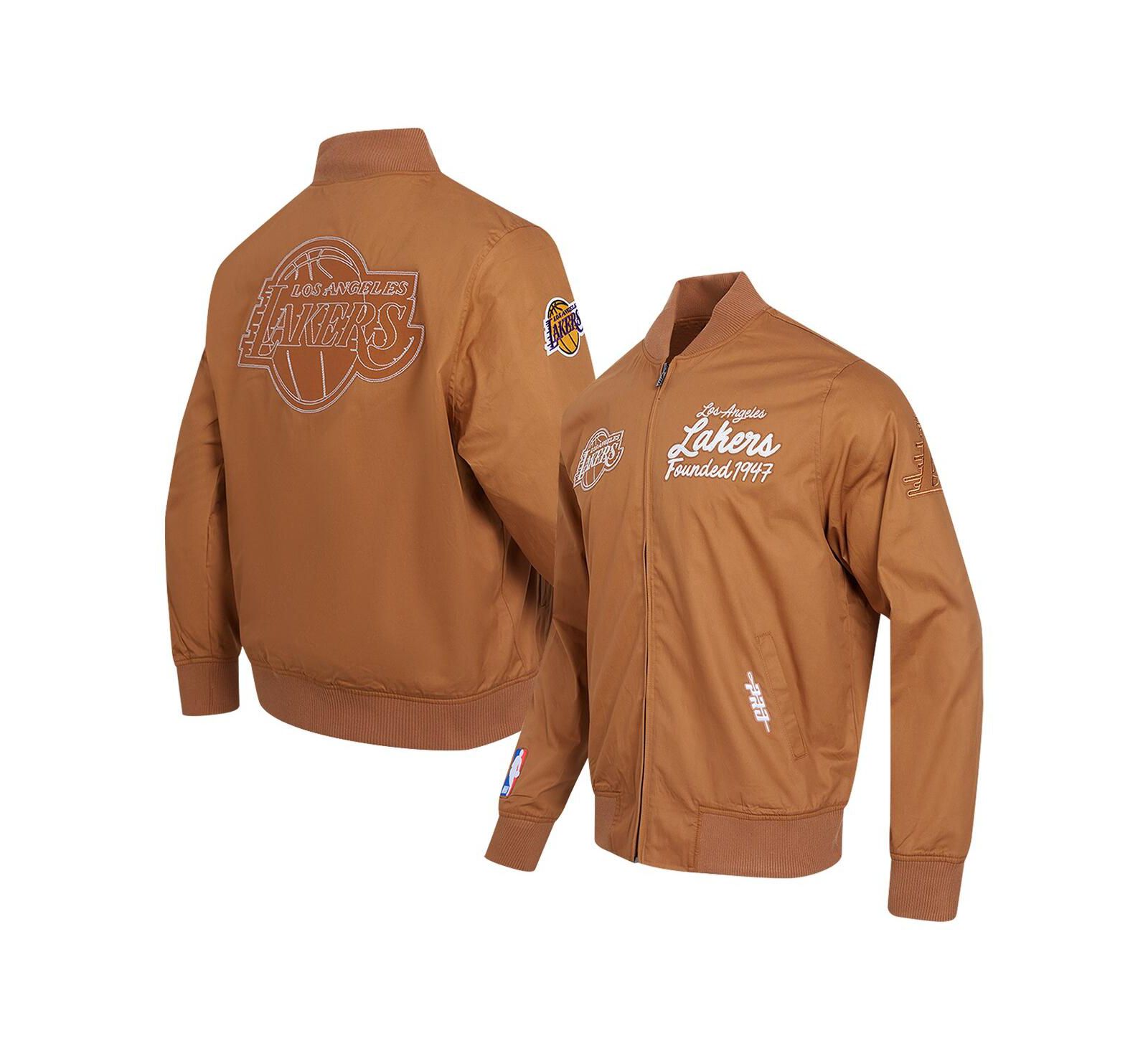 Мужская куртка Pro Standard Brown Los Angeles Lakers Paint The City Full-Zip