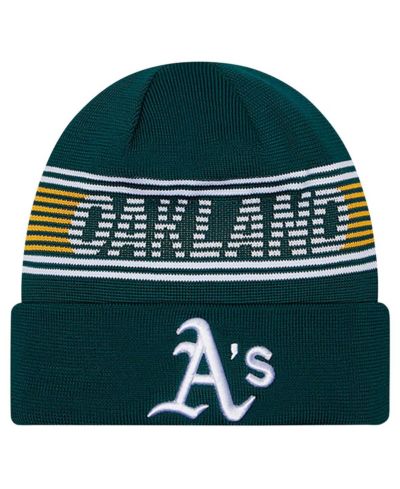 Мужская вязаная шапка New Era Oakland Athletics Authentic Collection