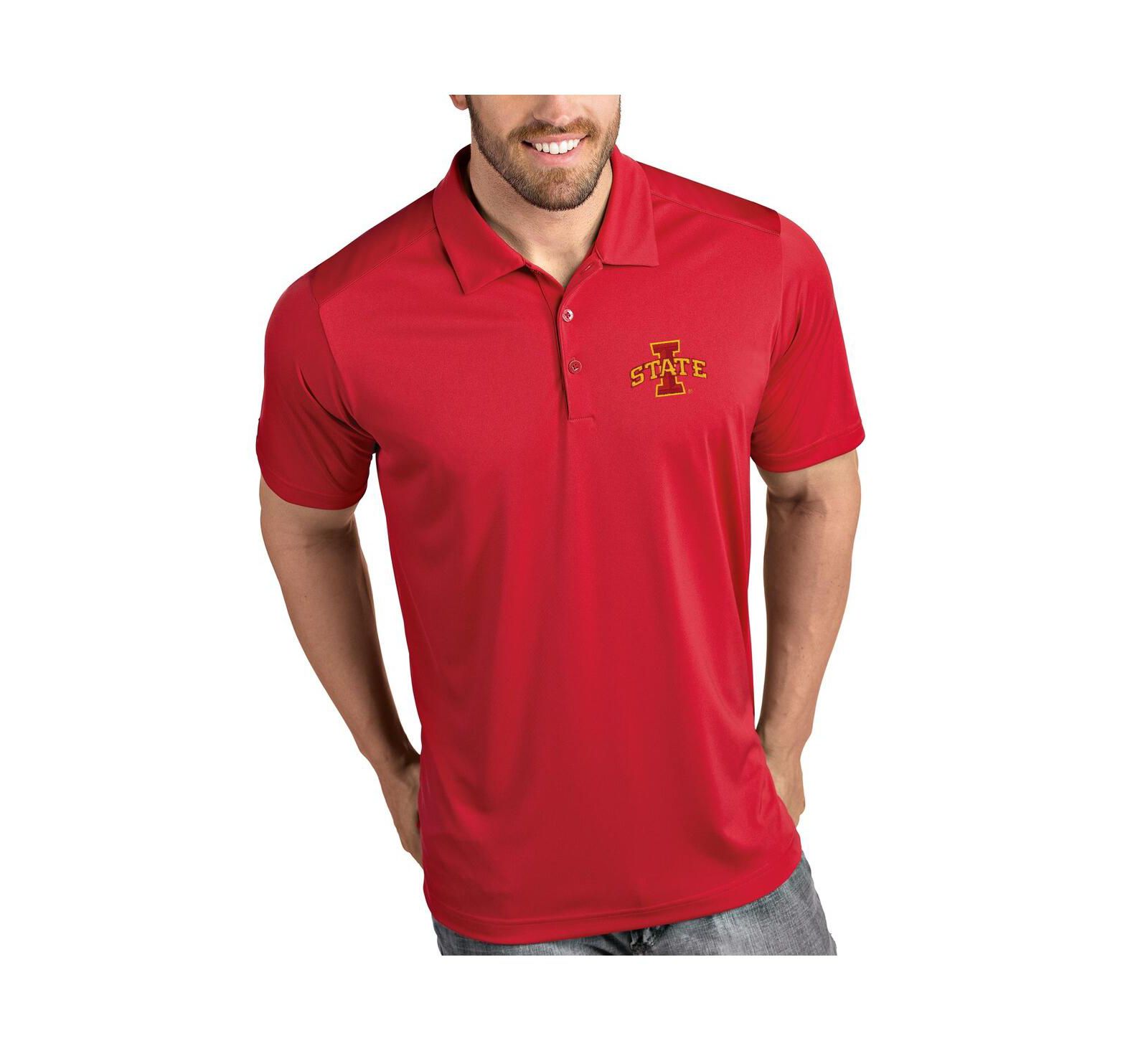 Поло Antigua Cardinal Iowa State Cyclones Tribute