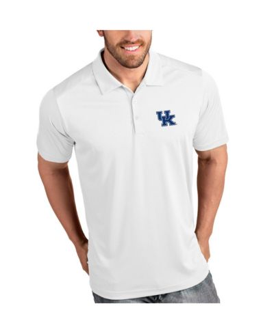 Мужское поло Antigua Kentucky Wildcats Tribute белое
