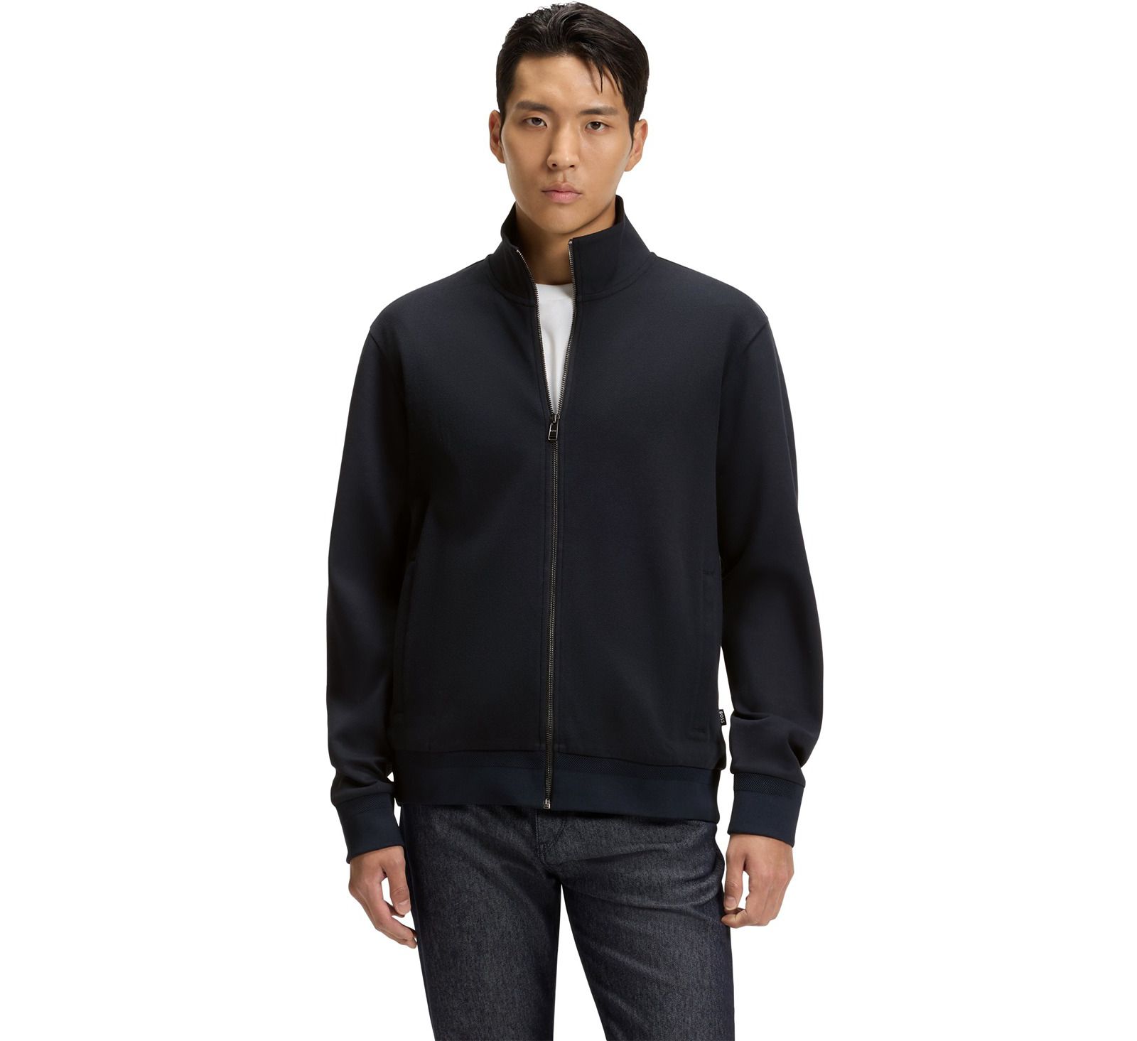 BOSS by Hugo Boss Мужской джемпер Regular-Fit с молнией