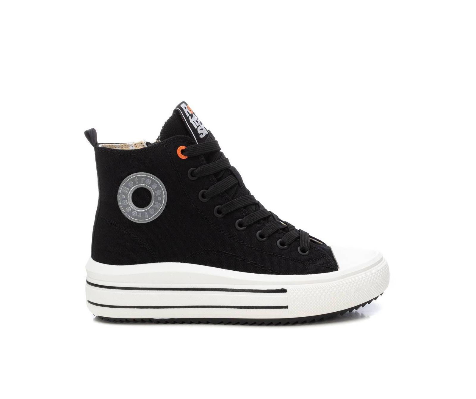 Xti Women's Casual Canvas High Top Sneakers Refresh Collection