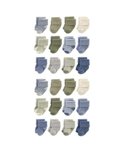 Набор носков Hudson Baby Baby Boys Hudson 24-Pack Comfort Terry Socks Set