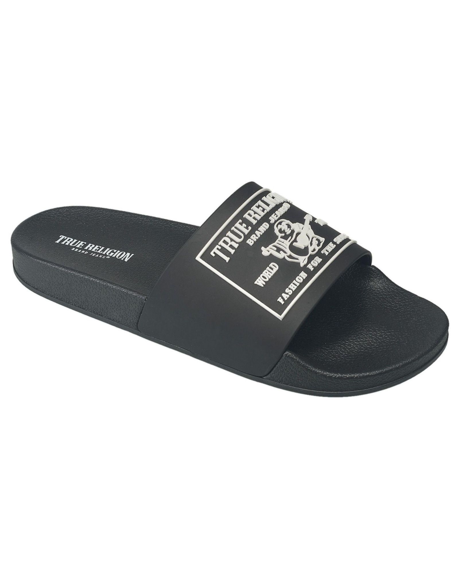 True Religion Men's Kendrick Logo Slide