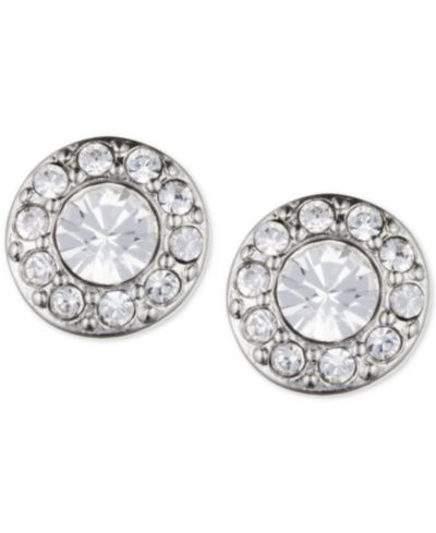 Givenchy Small Crystal Pavé Stud Earrings