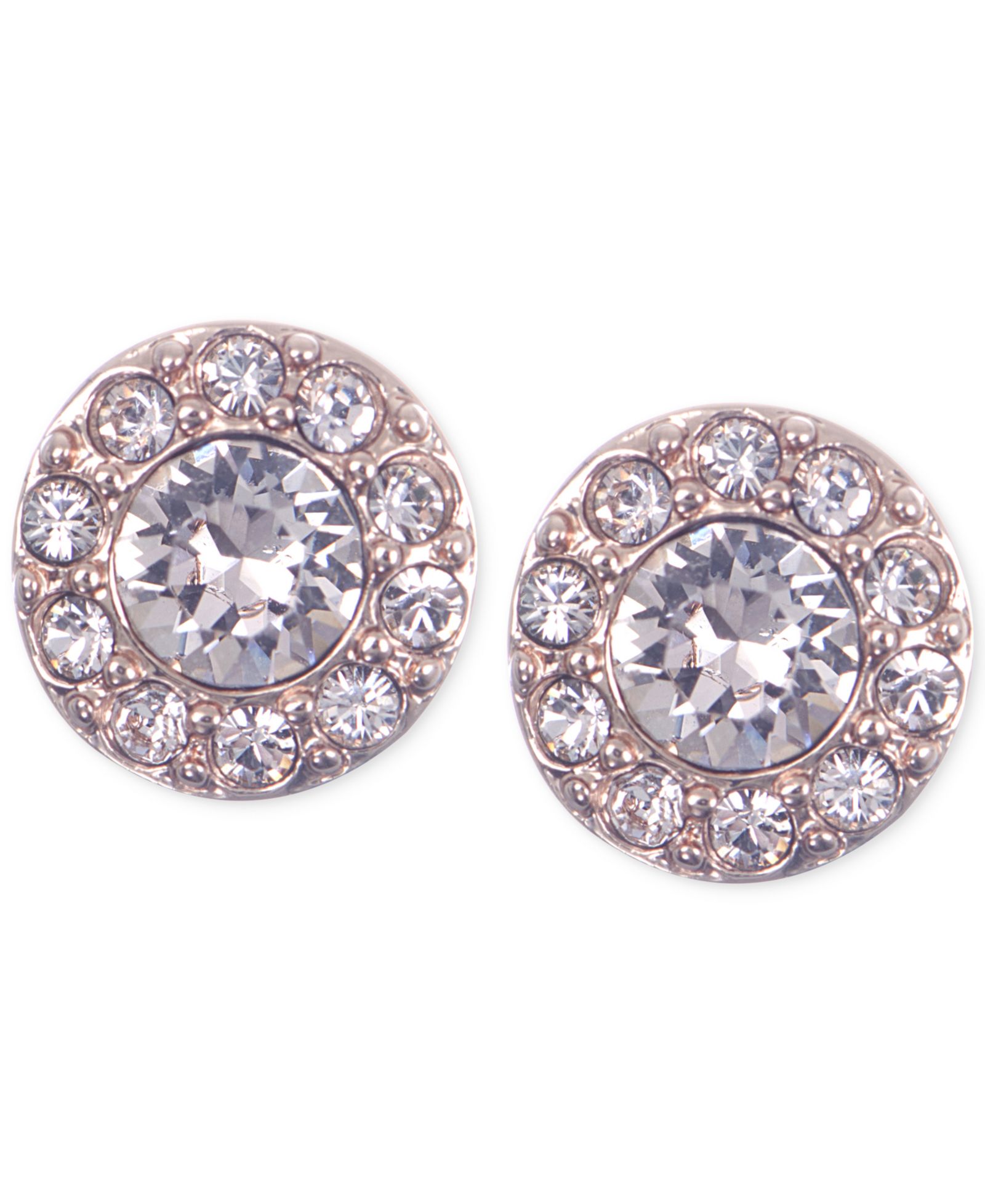 Givenchy Small Crystal Pavé Stud Earrings