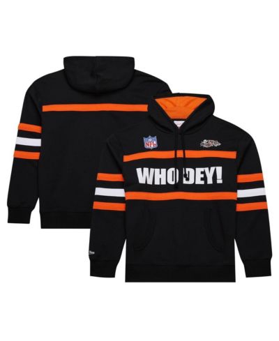 Мужское худи Mitchell & Ness Cincinnati Bengals Vintage Logo Black