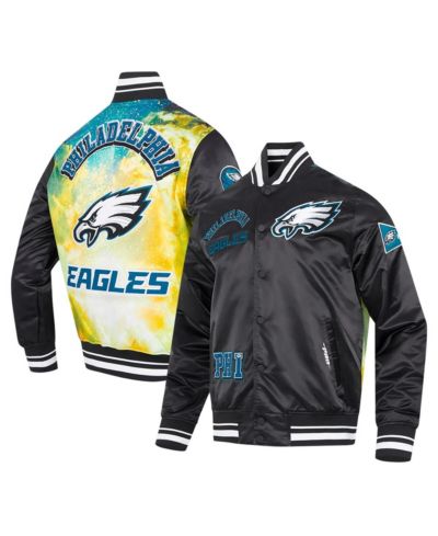Мужская сатиновая куртка Pro Standard Philadelphia Eagles Sublimated в цвете Black