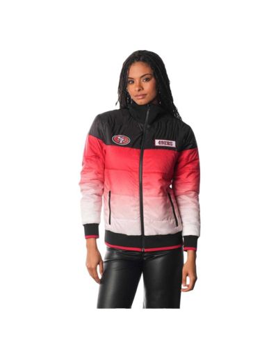 Женская пуховая куртка The Wild Collective Scarlet San Francisco 49ers Ombre Full-Zip