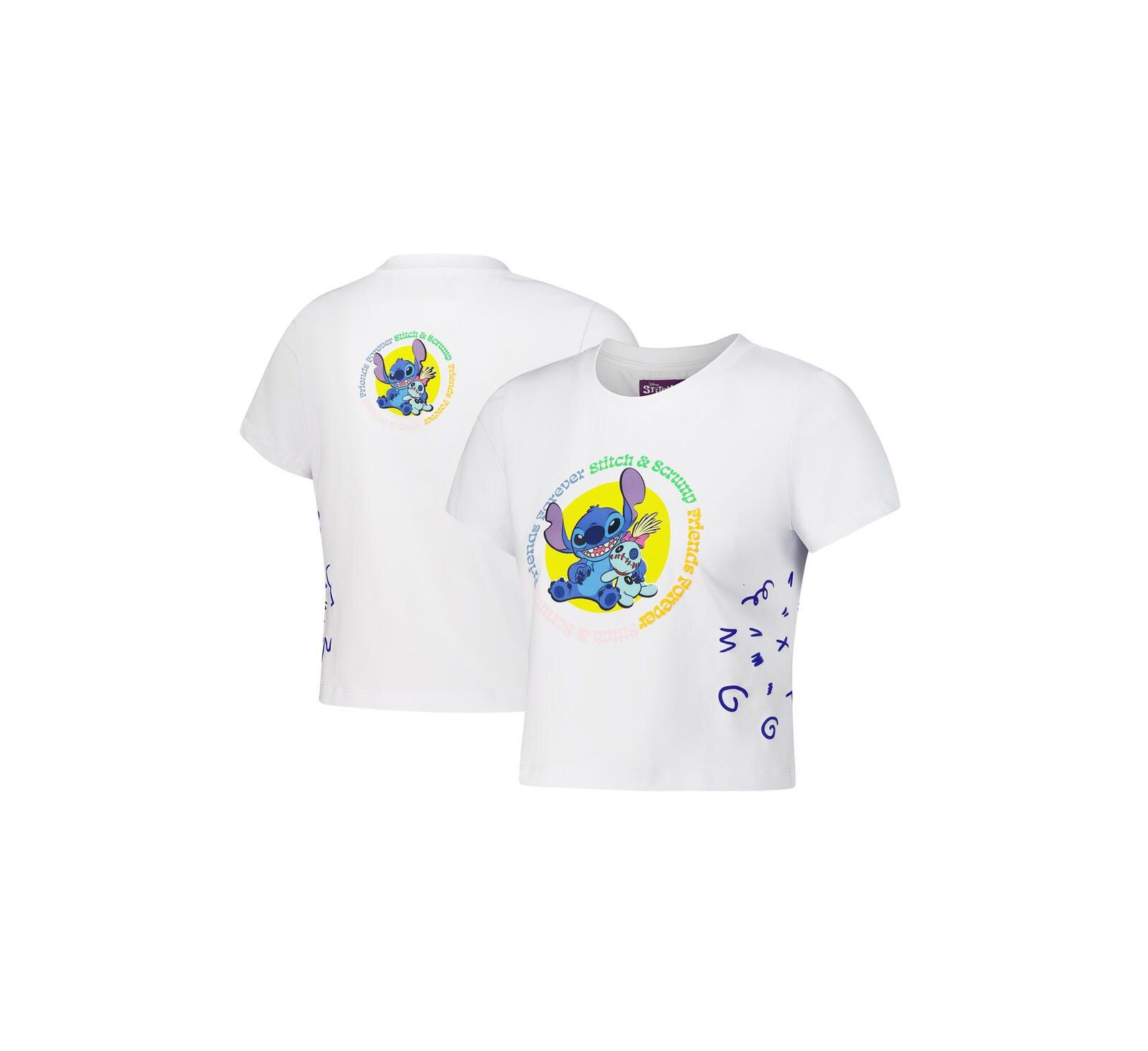 Женская футболка Freeze Max Lilo and Stitch Scrump Baby Doll, белая