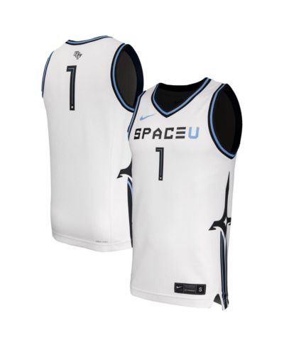 Nike Men's White UCF Knights Space Game Replica Basketball Jersey