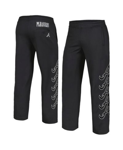 Мужские спортивные брюки PLEASURES Atlanta Braves Black Pitcher Track