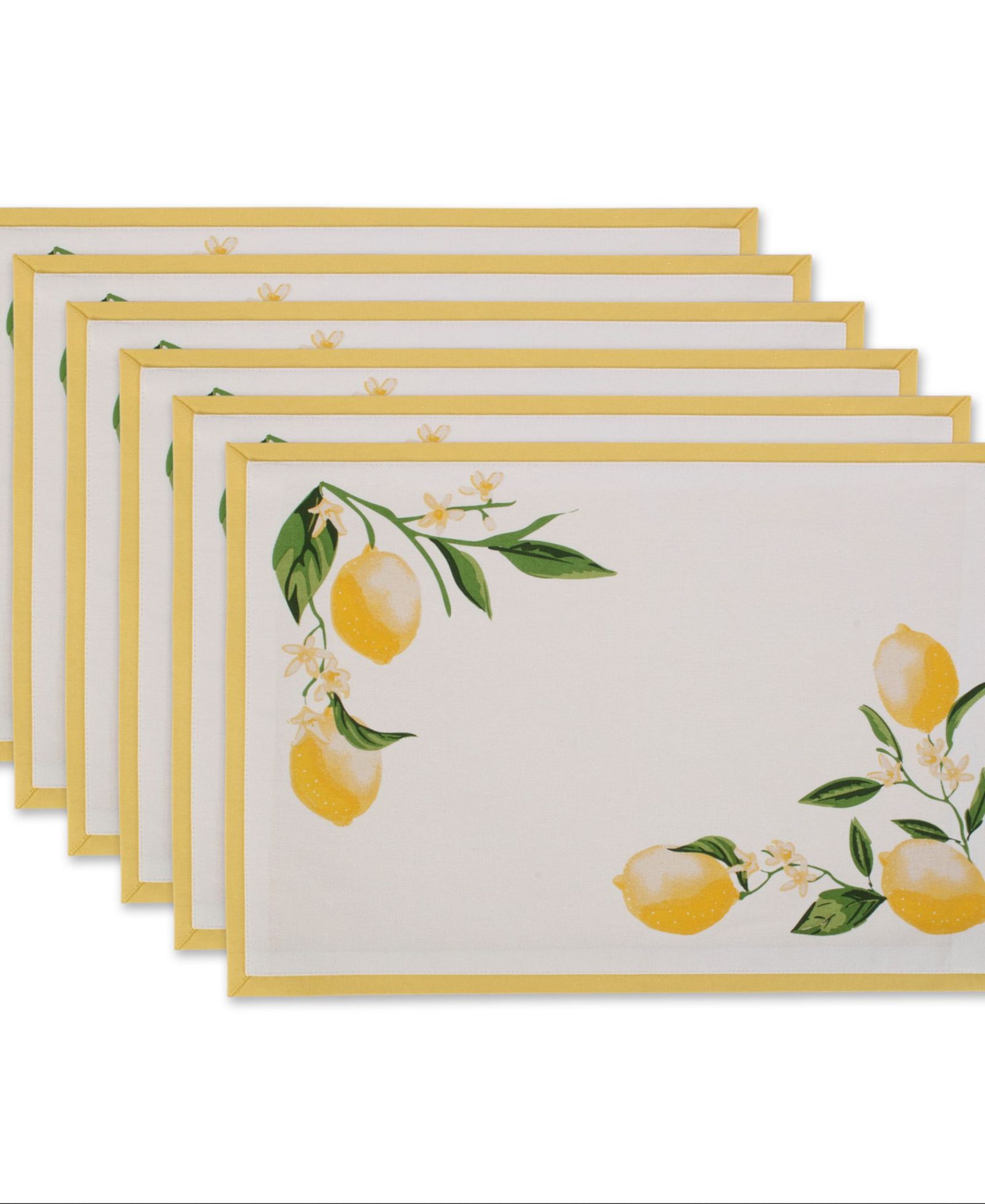 Подставка для сервировки Design Imports Lemon Bliss, набор из 6 шт.