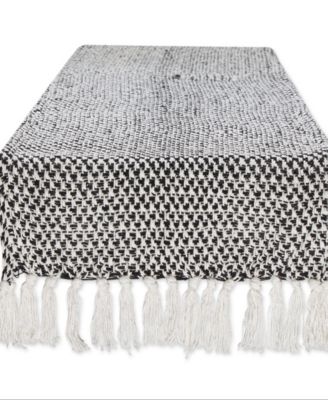 Декоративная дорожка Design Imports из жаккардовой ткани с бахромой, 15" x 72"