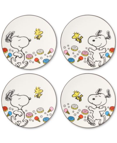 Декоративные тарелки Lenox Chef Snoopy Set of 4