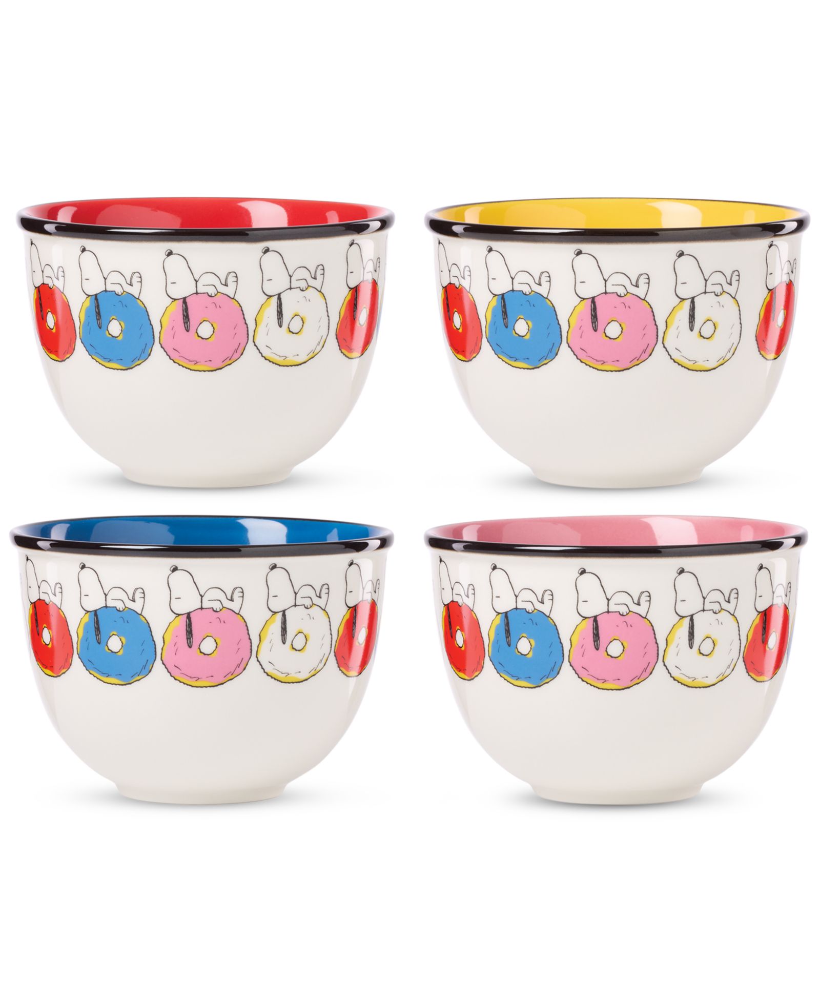Lenox Chef Snoopy фарфоровые десертные пиалы, набор из 4 шт