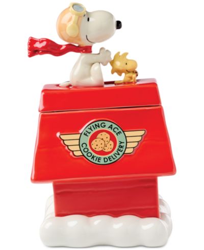 Фарфоровая банка для печенья Lenox Chef Snoopy Figural Porcelain