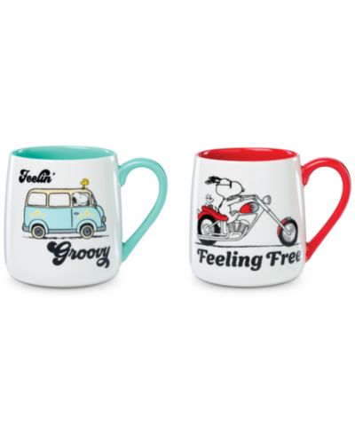 Набор из 2 шт. кружек Lenox Peanuts Feelin' Groovy & Feeling Free