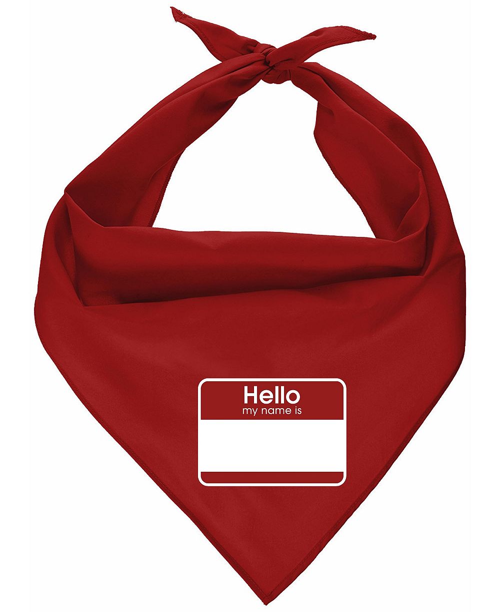 Бандана для собак Parisian Pet Hello My Name Is
