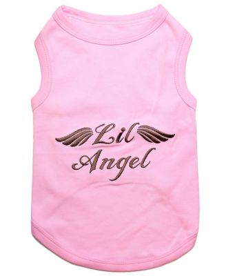 Parisian Pet Lil Angel, Pink Dog T-Shirt