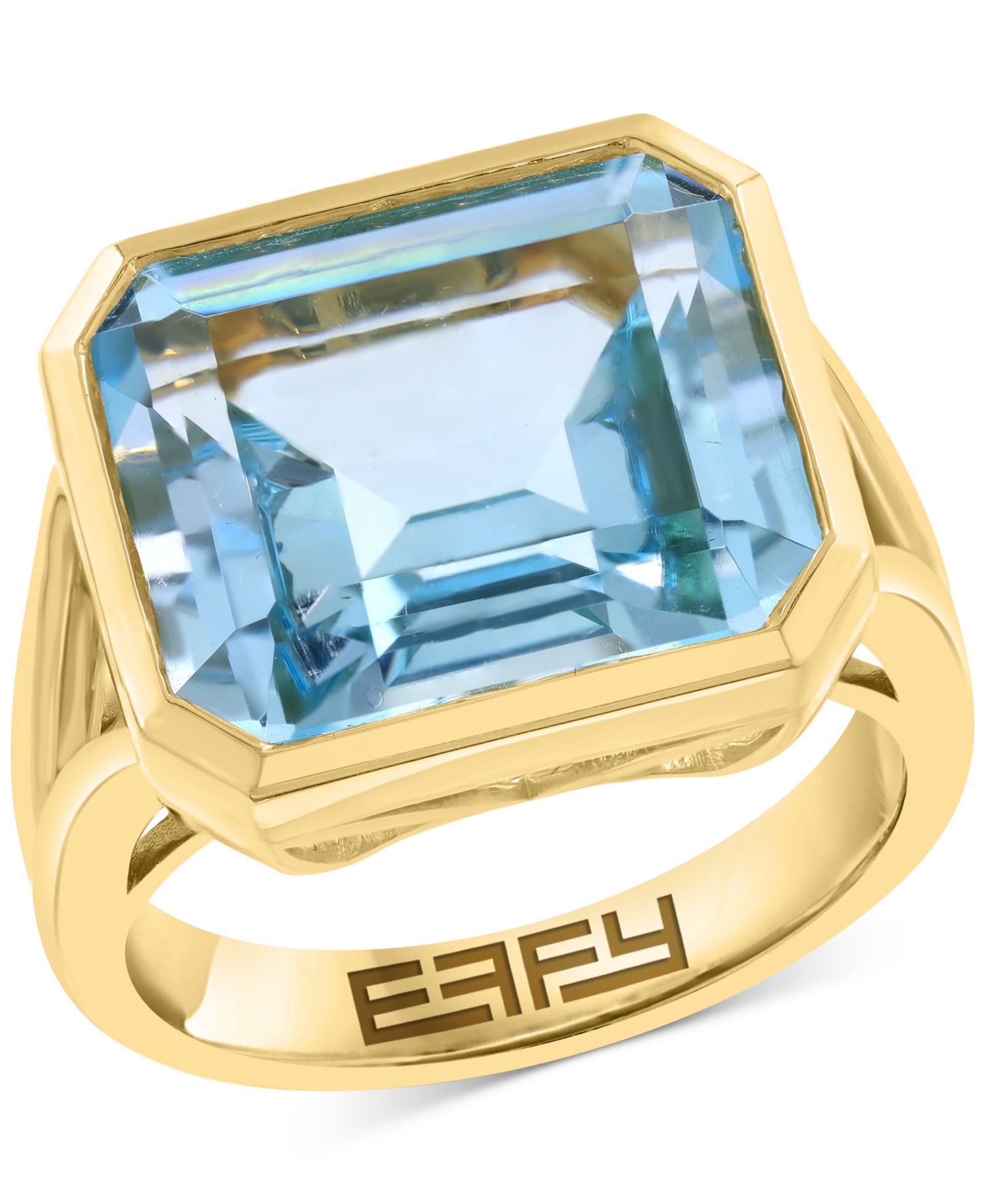 EFFY® Citrine Statement Ring (11 ct. t.w.) in 14k Gold over Silver (Available in Blue Topaz)
