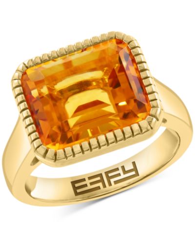 Кольцо EFFY® Citrine (5-5/8 ct. t.w.) в золоте 14k over Silver