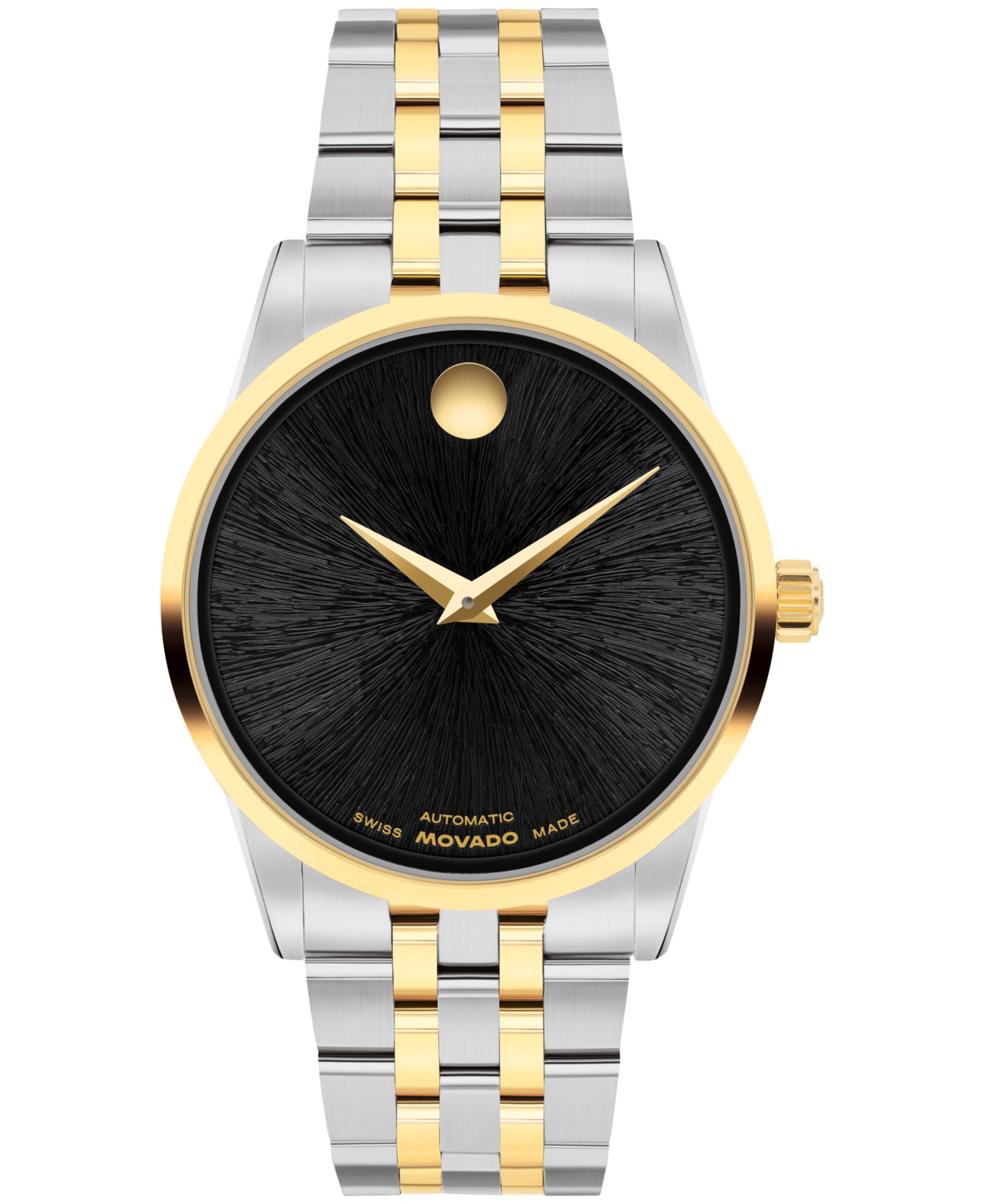 Женские часы Movado Museum Classic Swiss Automatic из нержавеющей стали с желтым PVD-покрытием, 33mm