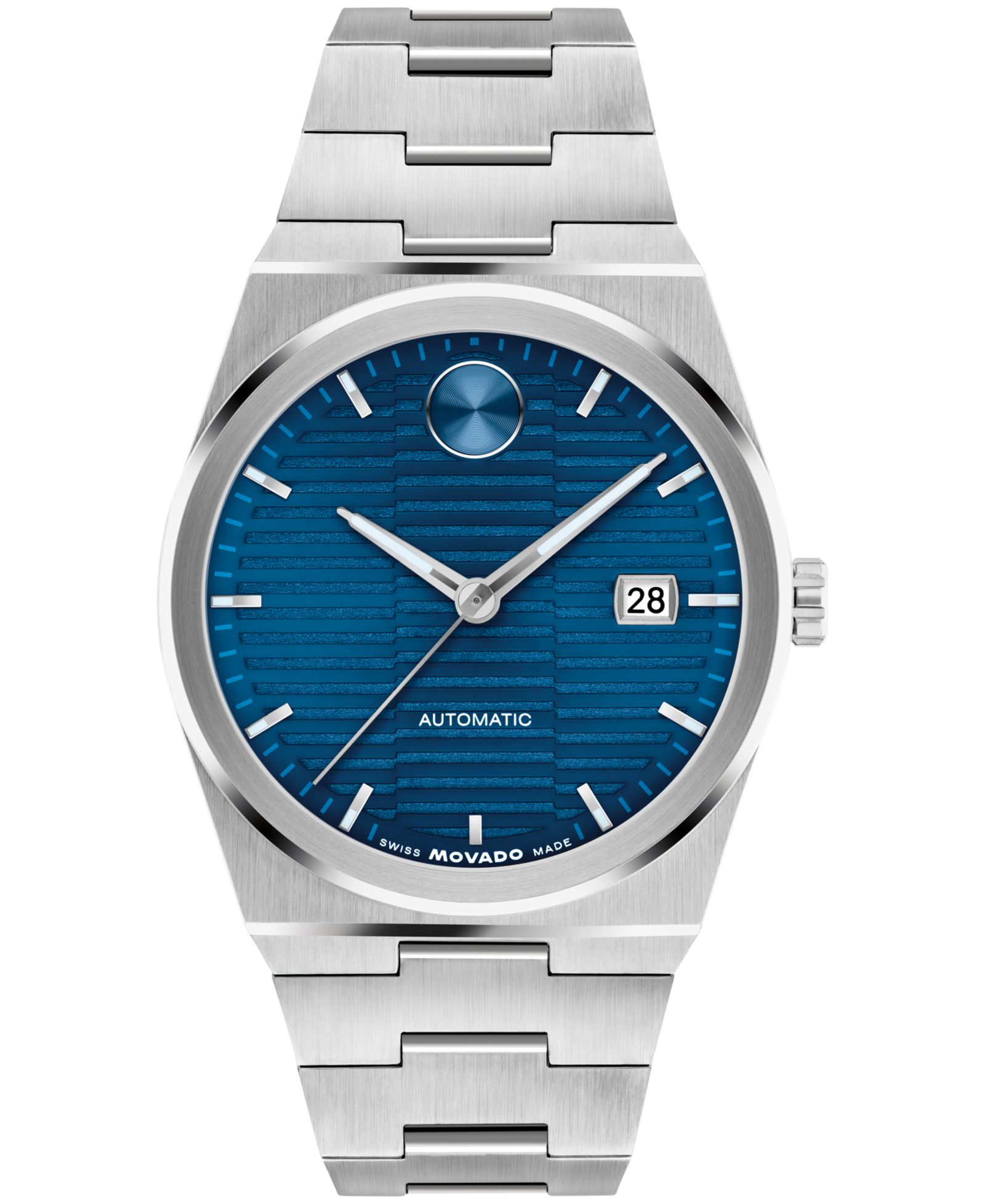 Movado Men's Bold Quest Swiss Automatic Stainless-Steel Watch, 39mm