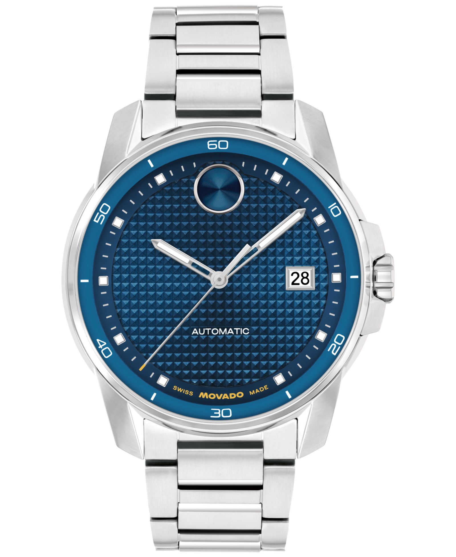 Мужские швейцарские автоматические часы Movado Bold Verso Stainless-Steel, 41mm
