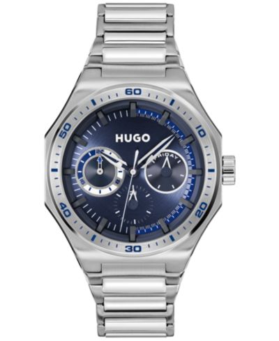 Hugo Boss Мужские кварцевые часы Grail Sport Multifunction Stainless-Steel, 44mm