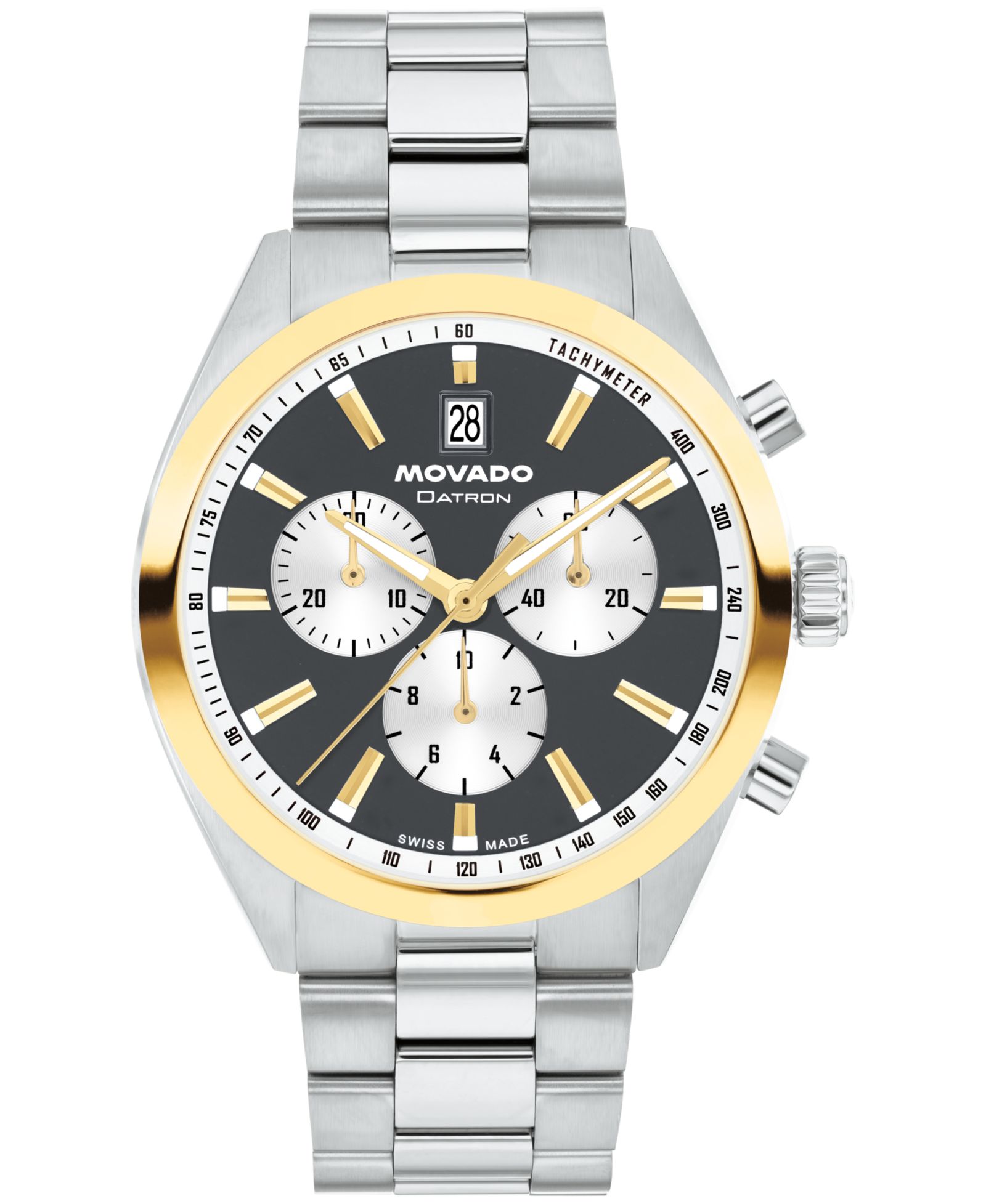 Мужские часы Movado Datron Swiss Quartz Chronograph Stainless-Steel, 41mm