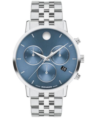 Мужские часы Movado Museum Classic Stainless-Steel 42mm