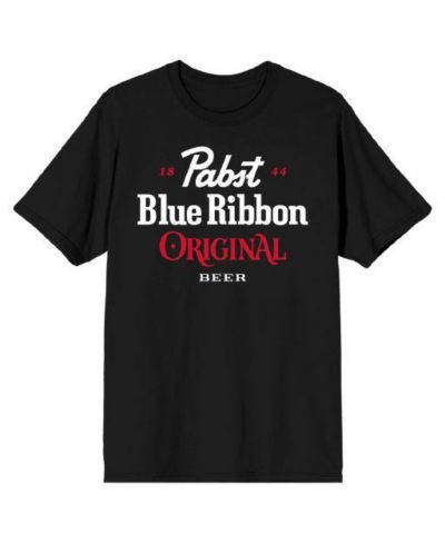 Pabst Blue Ribbon Футболка Black Beer Logo Big & Tall
