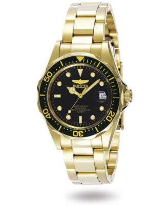Invicta Men's 8936 Pro Diver Quartz 3 Hand Black Dial Watch