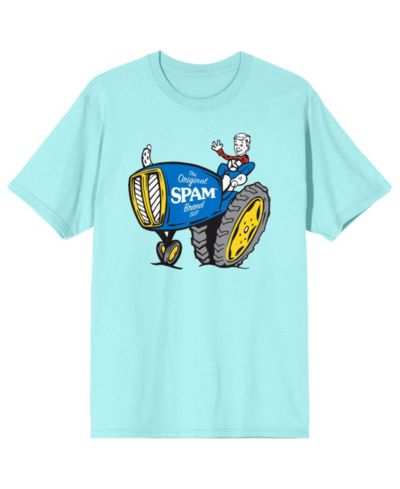 Мужская футболка Spam The Original 1937 Boy and Tractor Celadon Large
