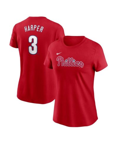 Женская футболка Nike Bryce Harper Red Philadelphia Phillies Fuse