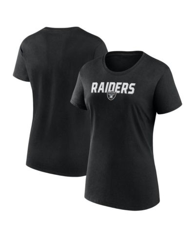Logo Athletic Women's Black Las Vegas Raiders Lean T-Shirt