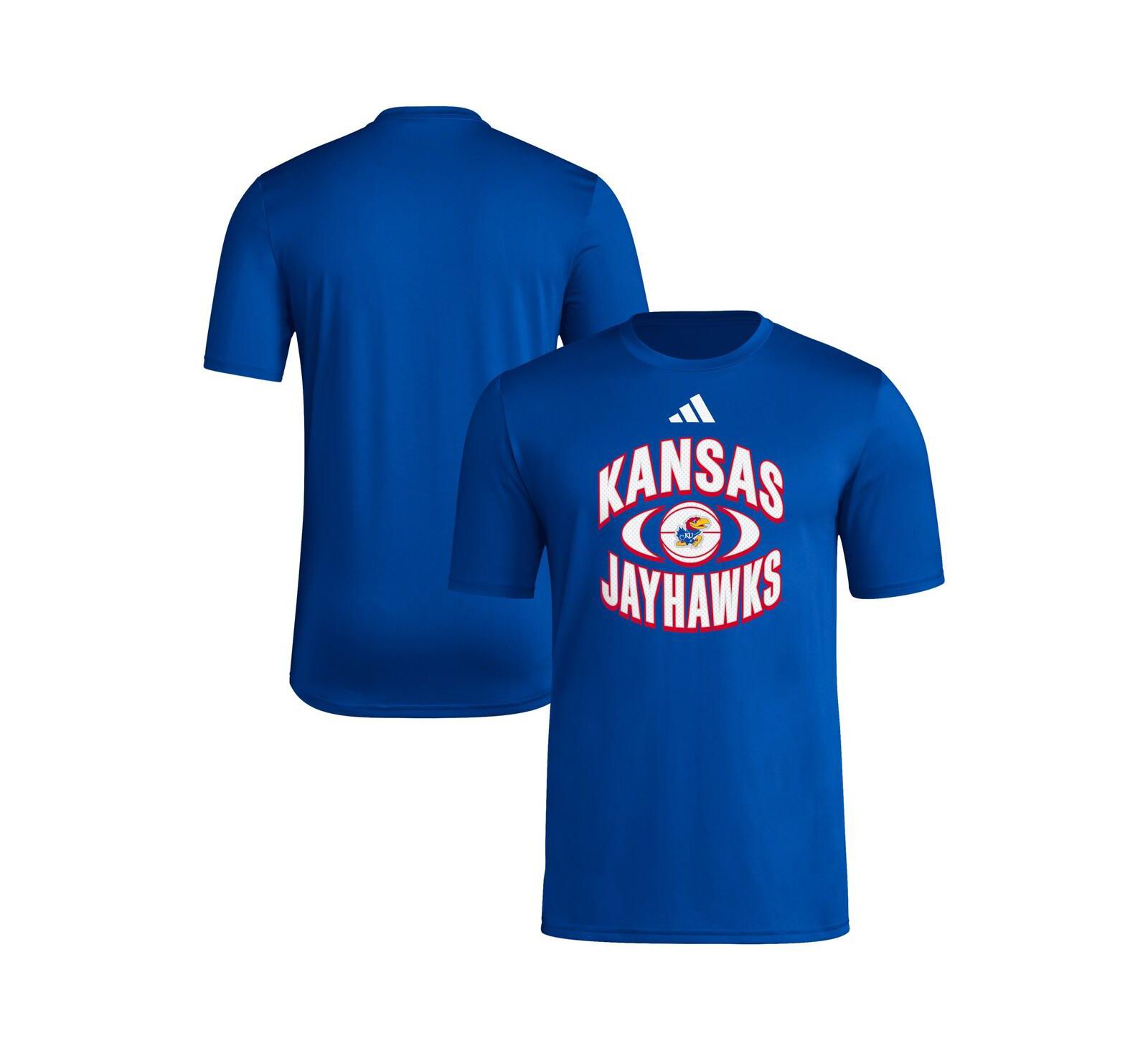 Adidas Мужская футболка Kansas Jayhawks Basketball