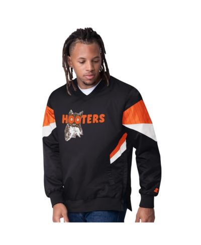 Мужская стеганая куртка-пуловер Starter Chase Elliott Hooters Striker I V-Neck, черная