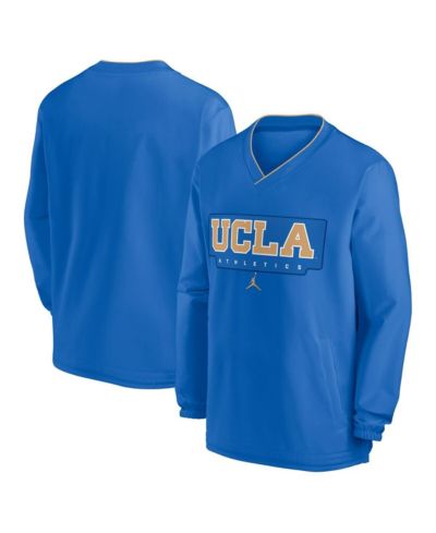 Jordan Men's Blue UCLA Bruins 2024 Sideline Pullover Windshirt