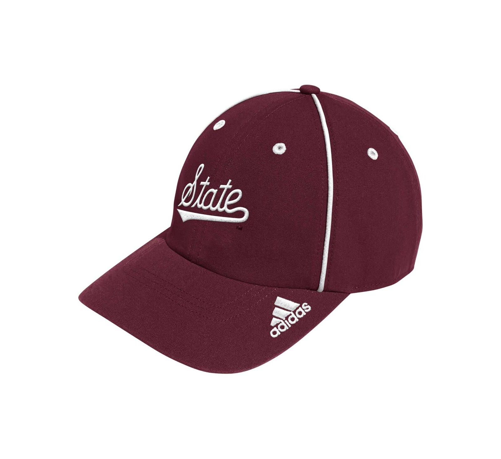 adidas Мужская кепка Mississippi State Bulldogs Locker Room Athlete Pack Slouch Adjustable
