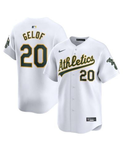 Nike Мужская джерси Zack Gelof White Athletics Home Limited Player